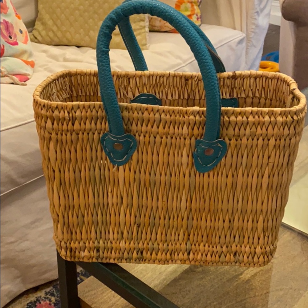 Miss Los Angeles Straw Handbag